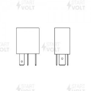 Реле 24V 20А 4 конт. для а/м Shacman X3000 (без кроншт., без резист.) (SCR 0161) SCR 0161 START VOLT