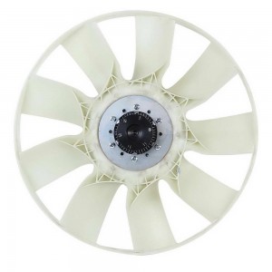 Вентилятор КАМАЗ-ЕВРО 704мм с вязкостной муфтой и обечайкой в сборе (дв.740.13,3 13012021 MEGA POWER