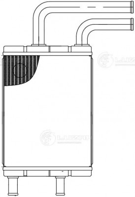 радиатор печки!\ Chery Fora 06> LRH3004 LUZAR