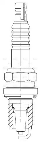 Свечи "STARTVOLT" для а/м ВАЗ 1117-1119 Калина 1.4i/1.6i (4 шт.) VSP 0011A START VOLT