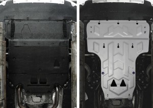 защита картера и КПП!алюминий 3 мм\Audi A6 C7 2.0 180hp АКПП 11-18, Audi A6 C7 3 333.0314.2 RIVAL