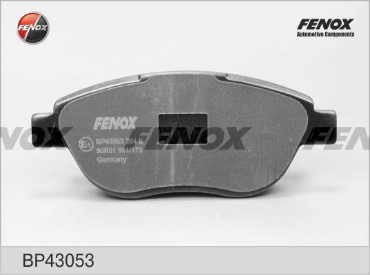 Колодки тормозные дисковые передние BP43053 FENOX