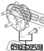 Ступица в сборе FORD EXPLORER V TUB 2011- 2182-EXPVM 2182-EXPVM FEBEST