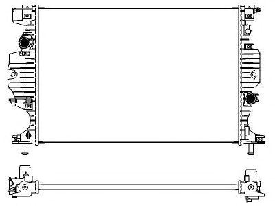 Радиатор FORD Mondeo охлаждения двигателя SAKURA 31618517 SAKURA