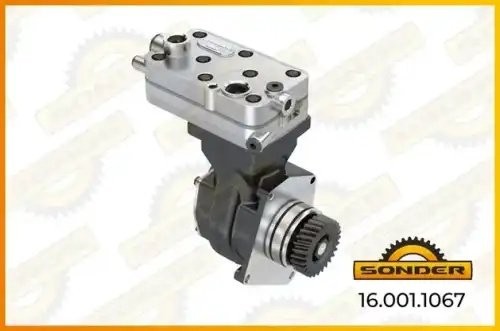 Компрессор воздушный 1 цил. MB OM 457, 4571302415. WABCO 4123520140 160011067 SONDER