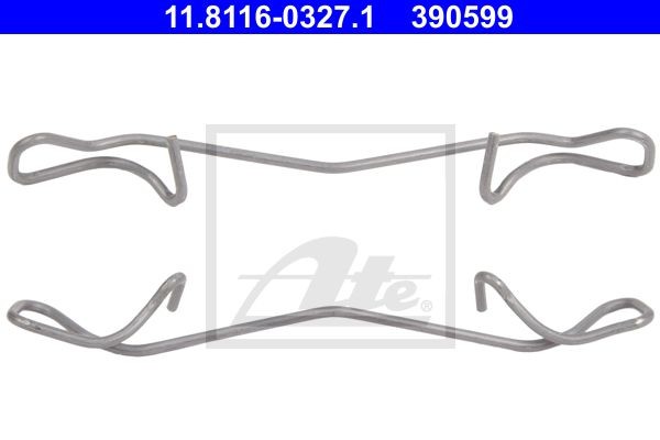 пружина прижимная!\ Volvo XC90 2.5/3.2/2.4D5 02> 11.8116-0327.1 ATE