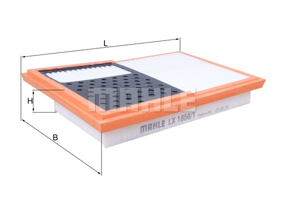 MERCEDES BENZ W463-G/ W164-ML/ W211-E ЛЕВЫЙ LX1850/1 MAHLE KNECHT