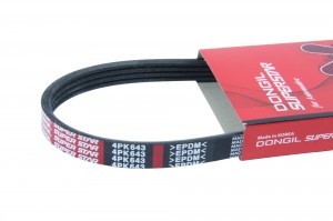 Ремень приводной поликлиновой 4PK643 CHEVROLET Cruze (09-) (1.8),Aveo (06-) гидр 4PK643 DONGIL