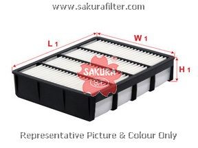 Фильтр воздушный TOYOTA 4 Runner (93-) (3.0) SAKURA A1152 SAKURA