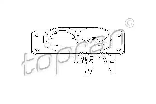 GOLF II/JETTA с панели 107 406 HANS PRIES