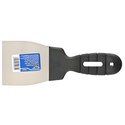 Шпатель 80мм нержавеющая сталь пластиковая ручка СИБРТЕХ 85433 SIBRTEC