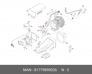 Уплотнение MAN 81779890026 MAN