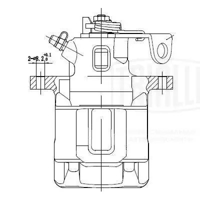 Суппорт торм. Skoda Octavia (96-)/VW Golf IV (97-) зад. прав. d=38мм (CF 182010) CF182010 TRIALLI