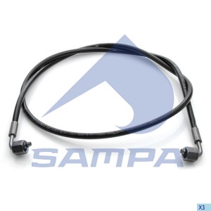 Шланг гидравлический подъема кабины L=1450 Volvo FH12/16 031133 SAMPA