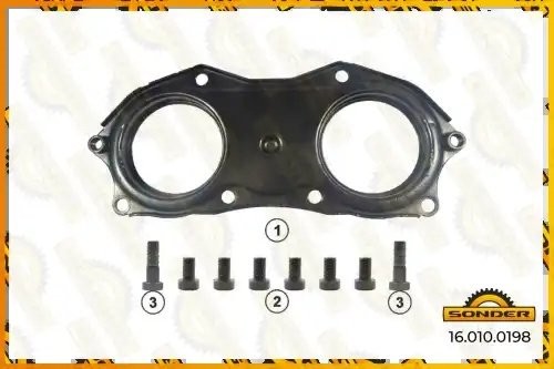 Аналог 17377. РМК суппорта KNORR SN6/7, SK7, SL7, SM7, ST7 Крышка толкателей и 8 160100198 SONDER