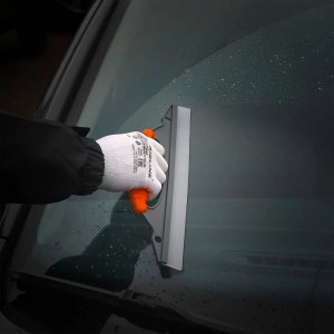 Скребок для сгона воды 30см черно-оранжевый AIRLINE AB-M-05 AIRLINE