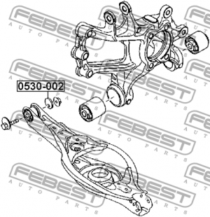 Эксцентрик MAZDA 6 WAGON GH 2008-2013 0530-002 0530-002 FEBEST