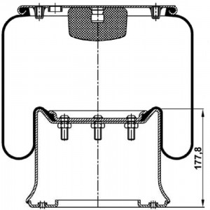 SCANIA 3 SERIES с металлическим стаканом T0070-4813V2 TOPCOVER