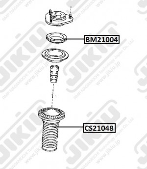 Подшипник опоры амортизатора TOYOTA AVENSIS T27, RAV4 2012- BM21004 BM21004 JIKIU