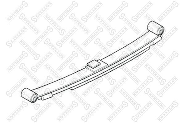 рессора задн.! 61 275 08\ Ford Transit Model 190L LWB/190EF 3-лист. (2+1) 91-00 1200009SX STELLOX