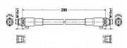Шланг торм. VW Passat B5 (96-)/Skoda Superb (01-)/Audi A4 B5 (94-) перед. L=320м BF4501 TRIALLI