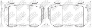 Колодки тормозные HYUNDAI Elantra (11-),i30 (11-) KIA Ceed (12-) передние (4шт.) PN0633 NIBK
