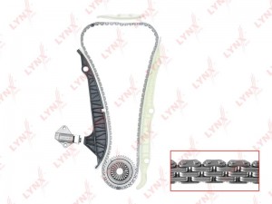Комплект цепи ГРМ VW AUDI SKODA (1.8/2.0) (1 цепь+башмак натяж+2 успокоит+натяж+ TK-0009 LYNXAUTO