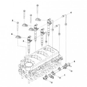 Трубка топливная 3302 дв.Cummins ISF 2.8 (1,2,3,4 цилиндр) (Haffen) 0783 HAFFEN