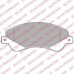 LP1953 колодки дисковые п.\ Ford Transit/Tourneo Connect 2.2TDCi 06> LP1953 DELPHI