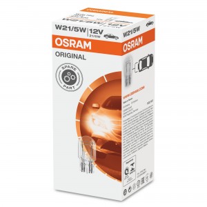 W21/5W 12V БЕЗЦОКОЛЬНАЯ ДВУХНИТИЕВАЯ W3X16q 7515 OSRAM