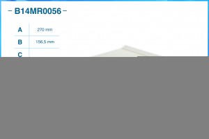 Фильтр салонный пылевой B14MR0056 B14MR0056 CWORKS
