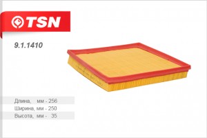 фильтр воздушный!Opel Astra 1.4/1.6 09>, Chevrolet Cruze 1.6/1.8 09> 911410 TSN