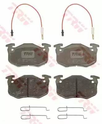 GDB328 571331B=FDB440 !колодки дисковые п.\ Renault Rapid 1.6D 84-98/Twingo 1.2  GDB328 TRW