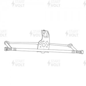 Трапеция стеклооч. для а/м IVECO Daily 00- VWA1661 VWA1661 START VOLT