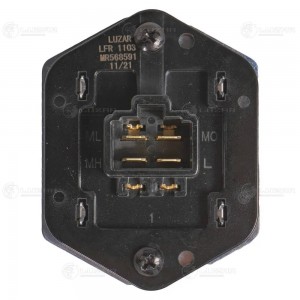 Резистор э/вент. отоп. для а/м Mitsubishi Lancer IX 03-/Outlander I 03- LFR1103 LFR 1103 LUZAR