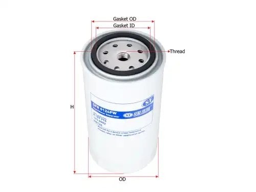 Фильтр сепаратора SFR0124FW SURE FILTER