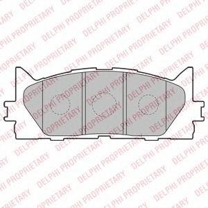 LP2169 колодки дисковые п.\ Toyota Camry ACV 40/45 06> LP2169 DELPHI