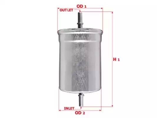 Фильтр топливный VAG A3/G4/OCTAVIA FS3108 FS3108 SAKURA