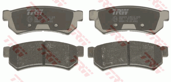 Колодки задние CHEVROLET LACETTI GDB4178 GDB4178 TRW