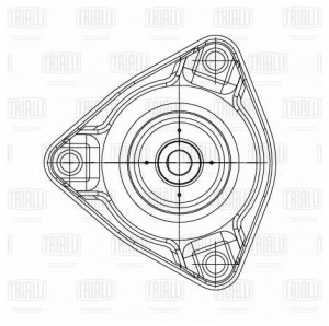 Опора стойки перед. Kia Ceed (07-) (с подшип.) (SA 0865) SA 0865 TRIALLI