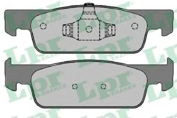 Колодки тормозные дисковые 05P1702 05P1702 LPR