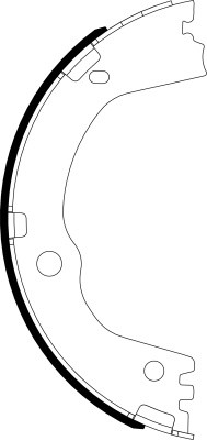 Колодки тормозные HYUNDAI Santa Fe стояночного тормоза (4шт.) TEXTAR 91082500 TEXTAR