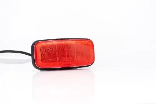 фонарь габаритный! LED, красный, 123х56, с проводом 0,5м\ Universal FT075CLED FRISTOM