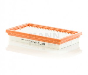 NISSAN MICRA (K12E) (2002>)/ TIIDA C11 (2007>) 231x137x34 C2420 MANN FILTER