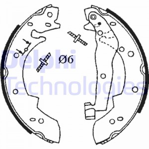 LP571 колодки дисковые з.\ VW Golf/Passat 1.6-2.8/1.9TDi 88-99 LP571 DELPHI