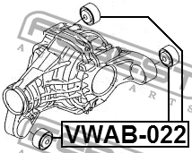 Опора дифференциала VWAB-022 VWAB-022 FEBEST