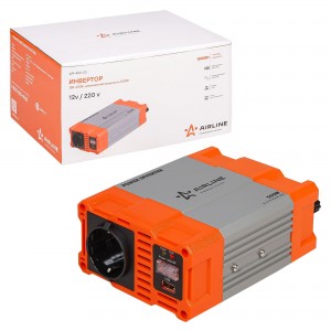 Преобразователь напряжения (инвертор) 12-220V 500Вт AIRLINE API40003 AIRLINE