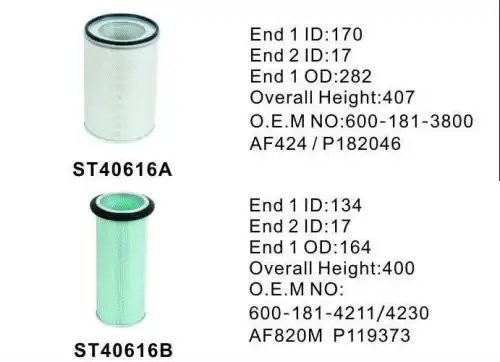 Фильтр воздушный ST40616AB STAL ST40616AB STAL