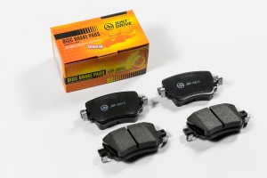 Колодки тормозные дисковые, задние JBP0612 JBP0612 JUST DRIVE