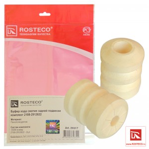Отбойник стойки для а/м ВАЗ 2108 задней (2 шт.) "Rosteco" (пенополиуретан) 20317 ROSTECO